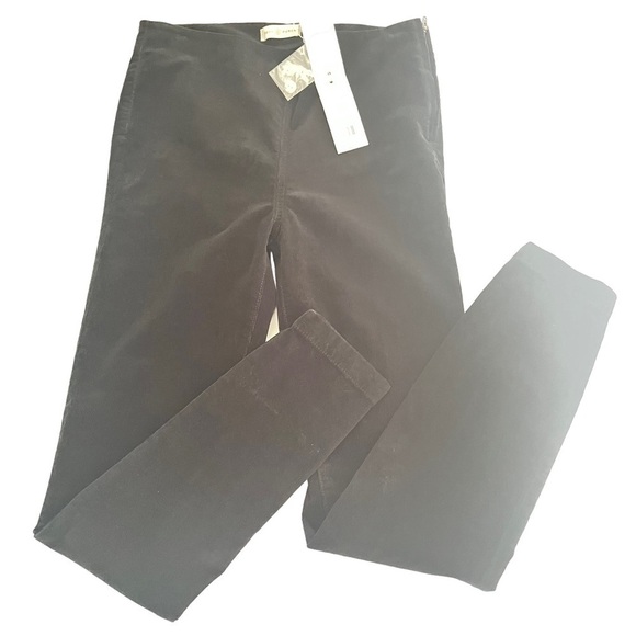 TORY Burch Billet Corduroy Velvet Legging Black 28 - Picture 2 of 6